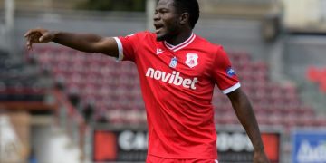 Ismahila Ouédraogo sous les couleurs de Panserraikos