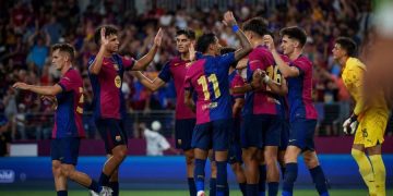 Les joueurs du FC Barcelone