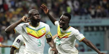 Kalidou Koulibaly (3), le capitaine de l'équipe du Sénégal
