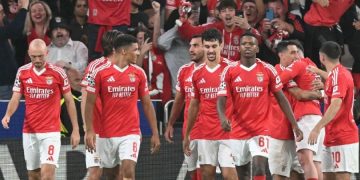 Les joueurs de Benfica